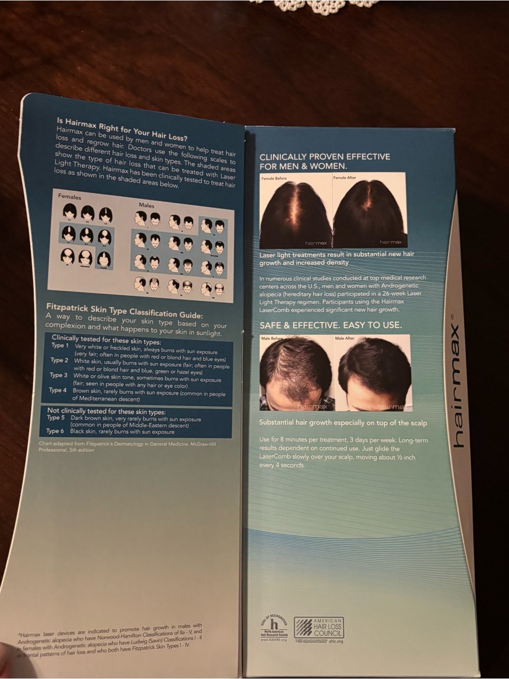 Hairmax Pro 12 LaserComb Laser Light Device NIB - Picture 3 of 6